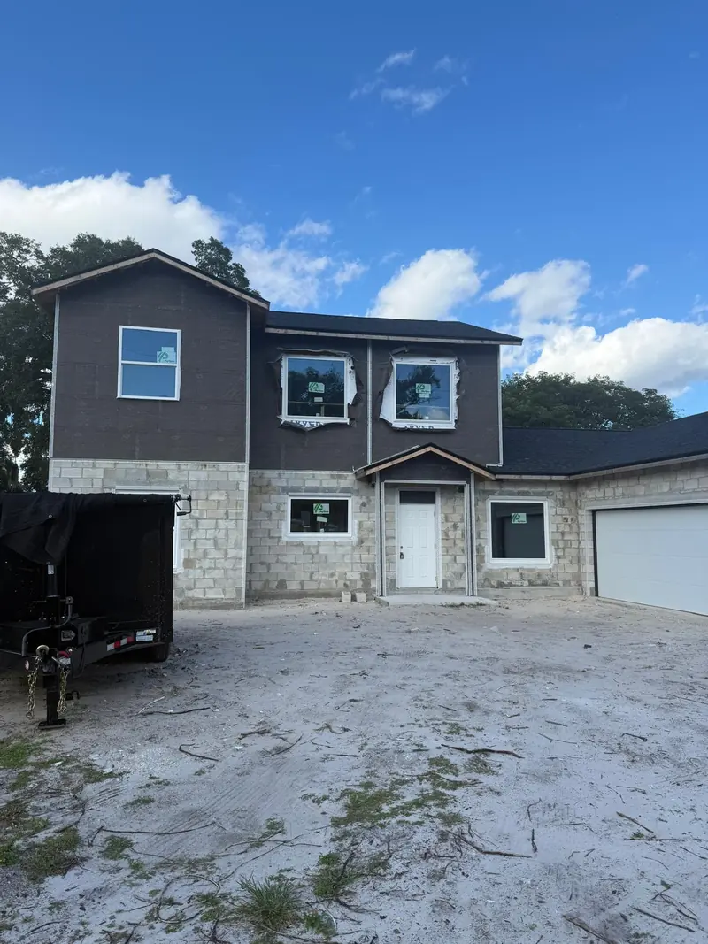 Two-story Investor Residence custom home under construction in Longwood, Florida
